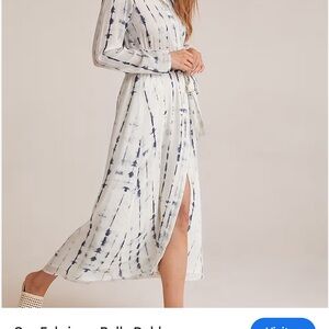 Bella Dahl Tie-Dye Long Sleeve Dress